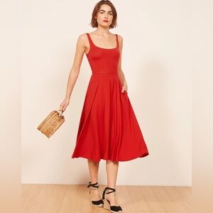 [reformation] rou knit midi dress